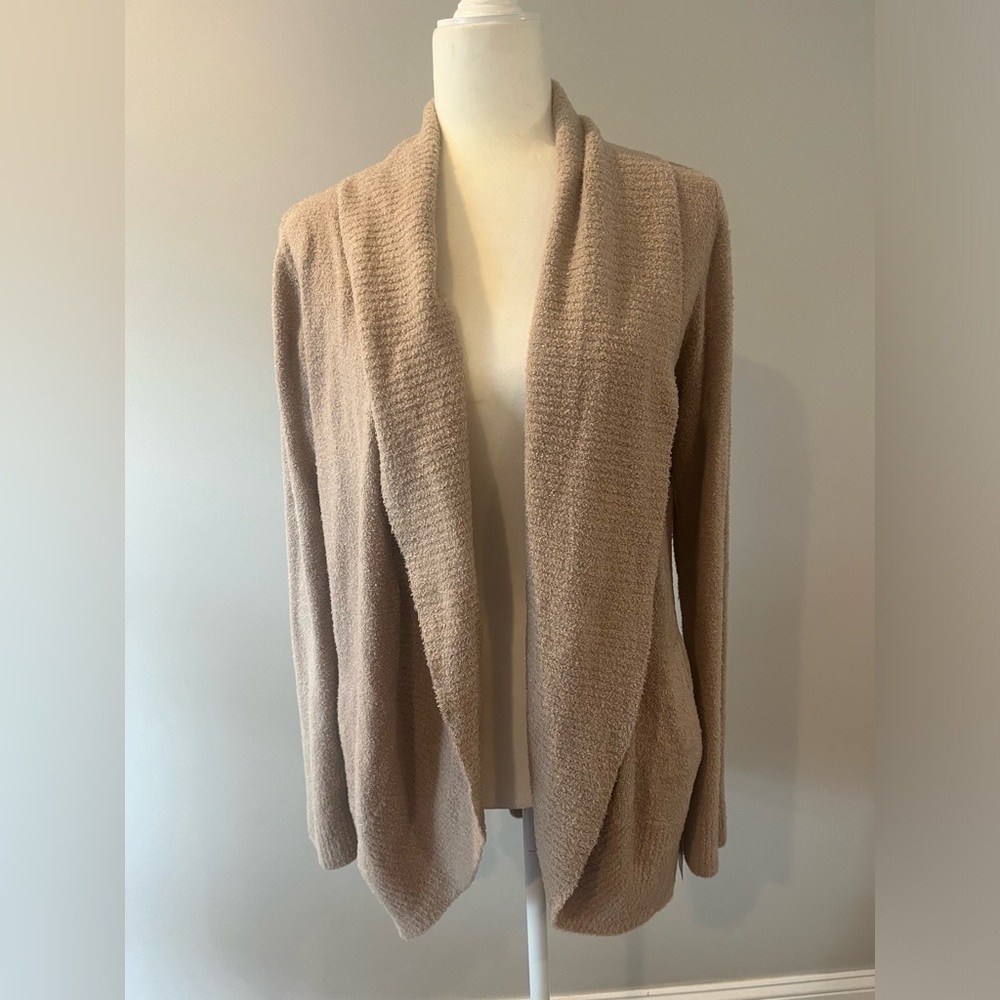 Barefoot Dreams Cozychic Lite Circle Cardigan Style 423 Tan